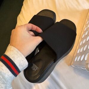 Wild fable black Slide Sandals